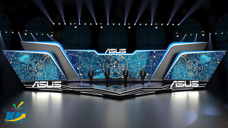 sân khấu đèn led matrix