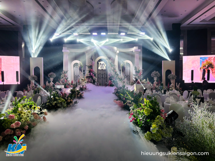 màn sao tiệc cưới