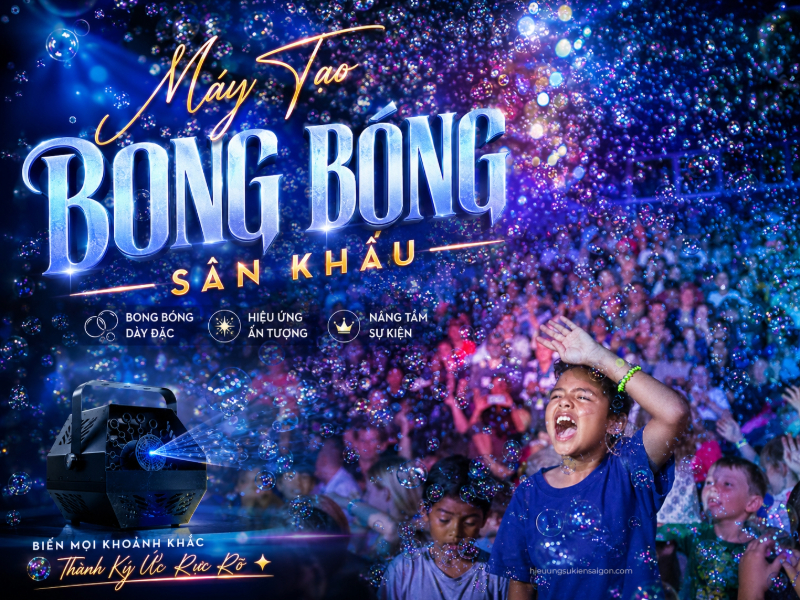 máy thổi bong bóng